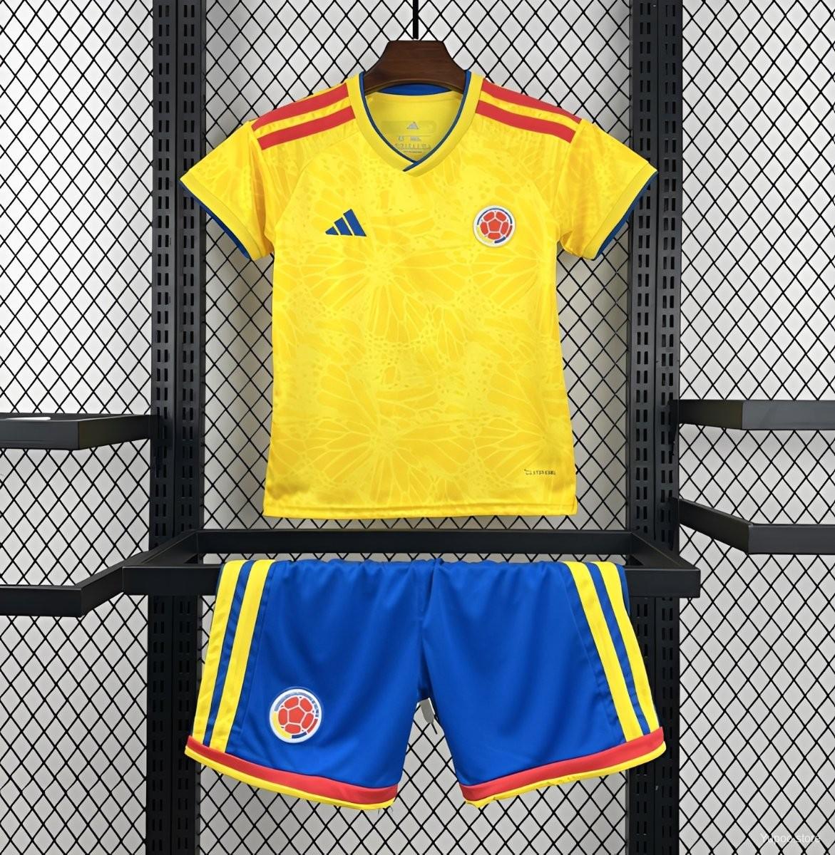 Colombia 2026 World Cup Home Kids Kit