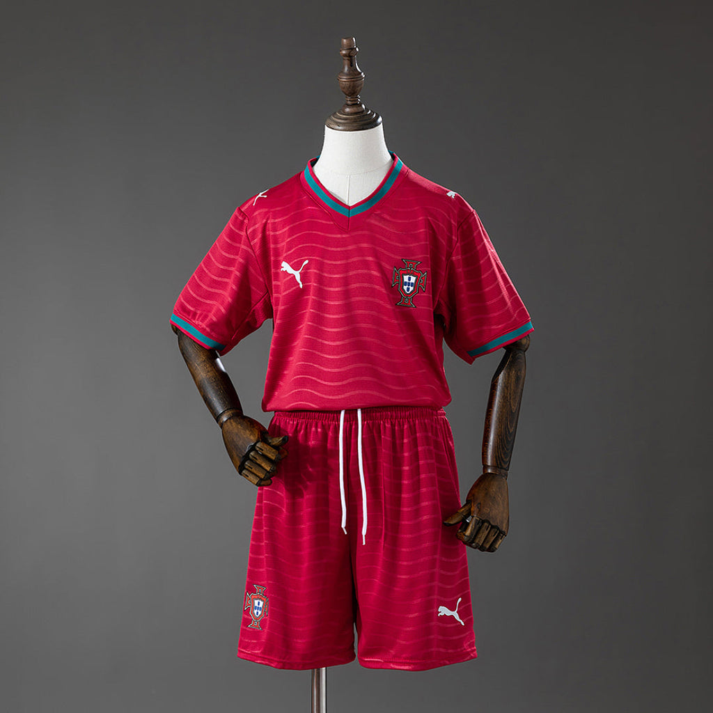 Portugal 2026 World Cup Home Kids Kit
