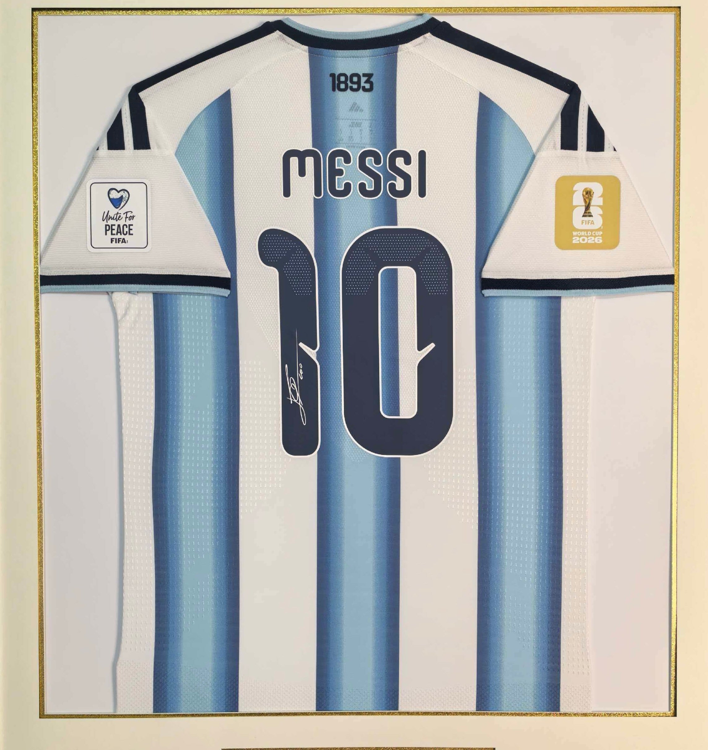 LM10 Argentina 2026 World Cup Home Signed Shirt