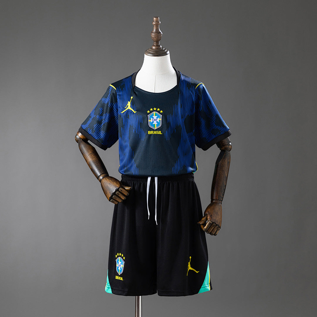 Brazil 2026 World Cup Away Kids Kit