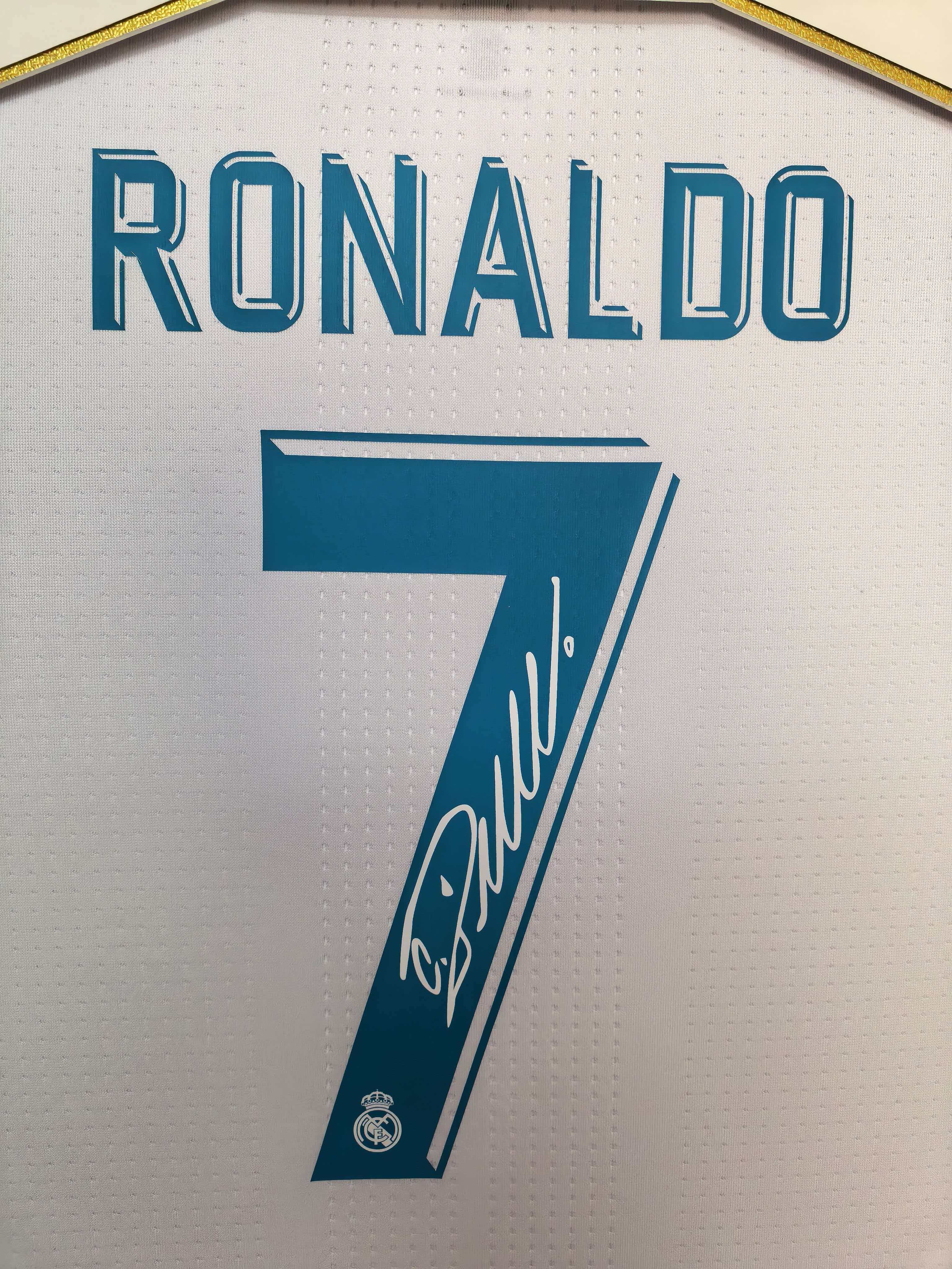 CR7 2017/18 Real Madrid Home Signed Shirt
