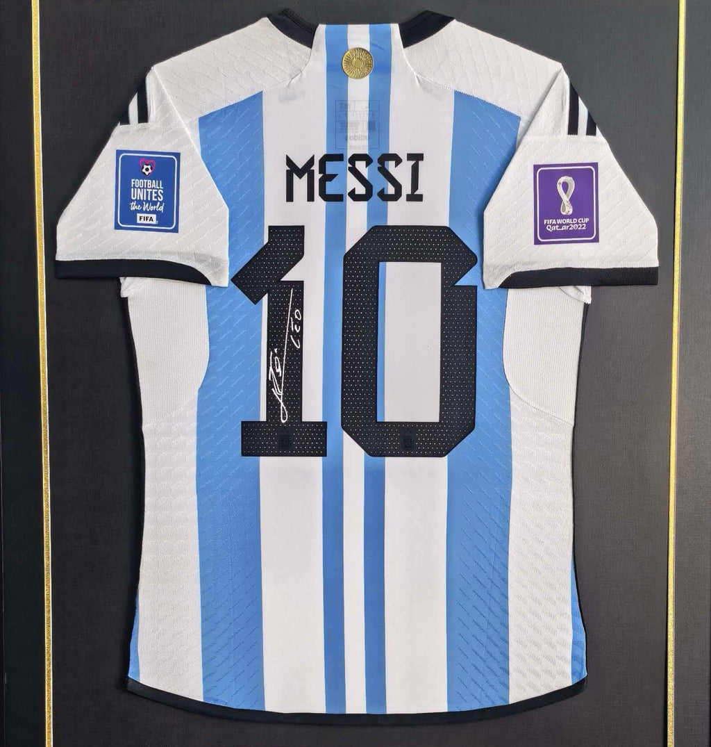 LM10 Argentina 2022 World Cup Home Signed Shirt