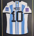 LM10 Argentina 2022 World Cup Home Signed Shirt
