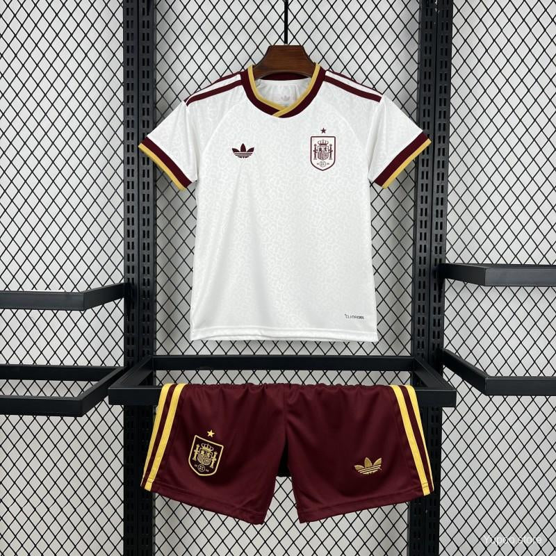 Spain 2026 World Cup Away Kids Kit