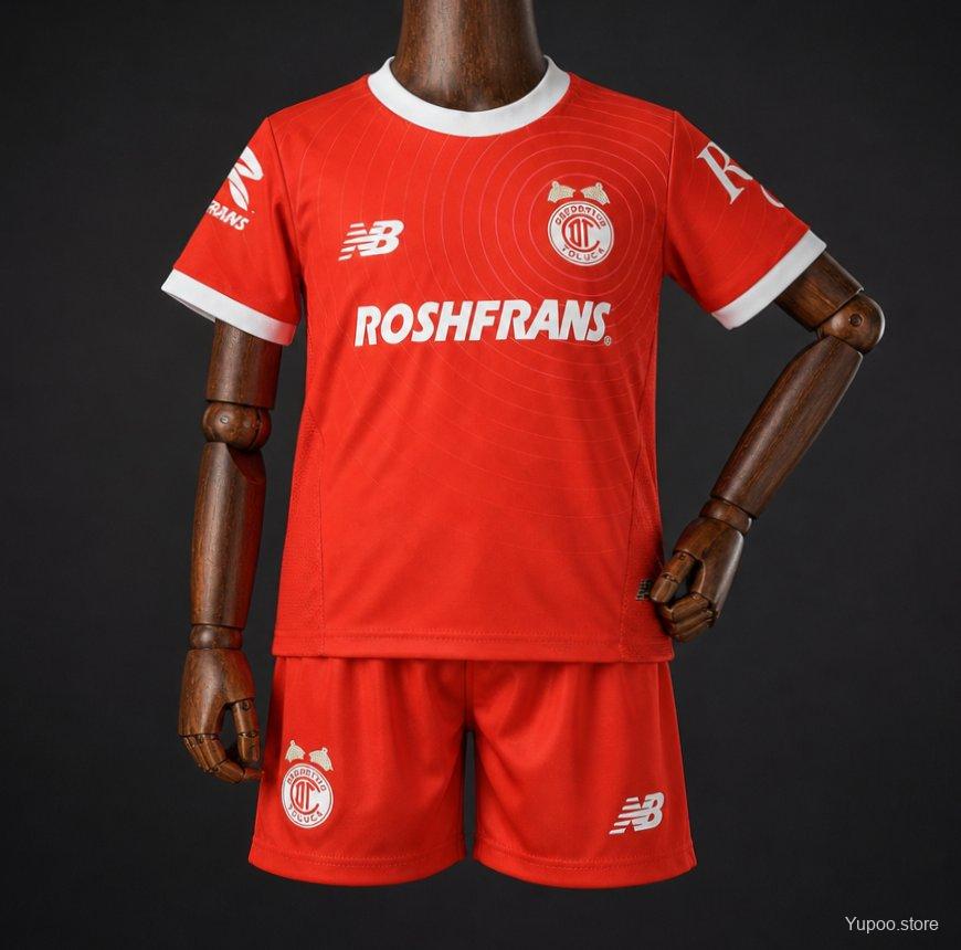Deportivo Toluca FC 26/27 Home Kids Kit
