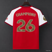 26/27 Arsenal Home Shirt With Champions Printing