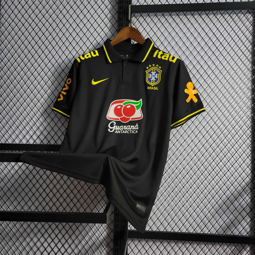 Brazil Black Polo Special Shirt