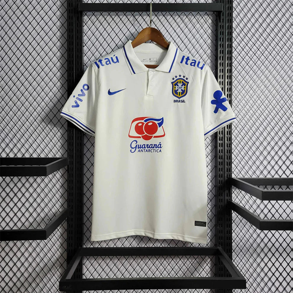Brazil White Polo Special Shirt
