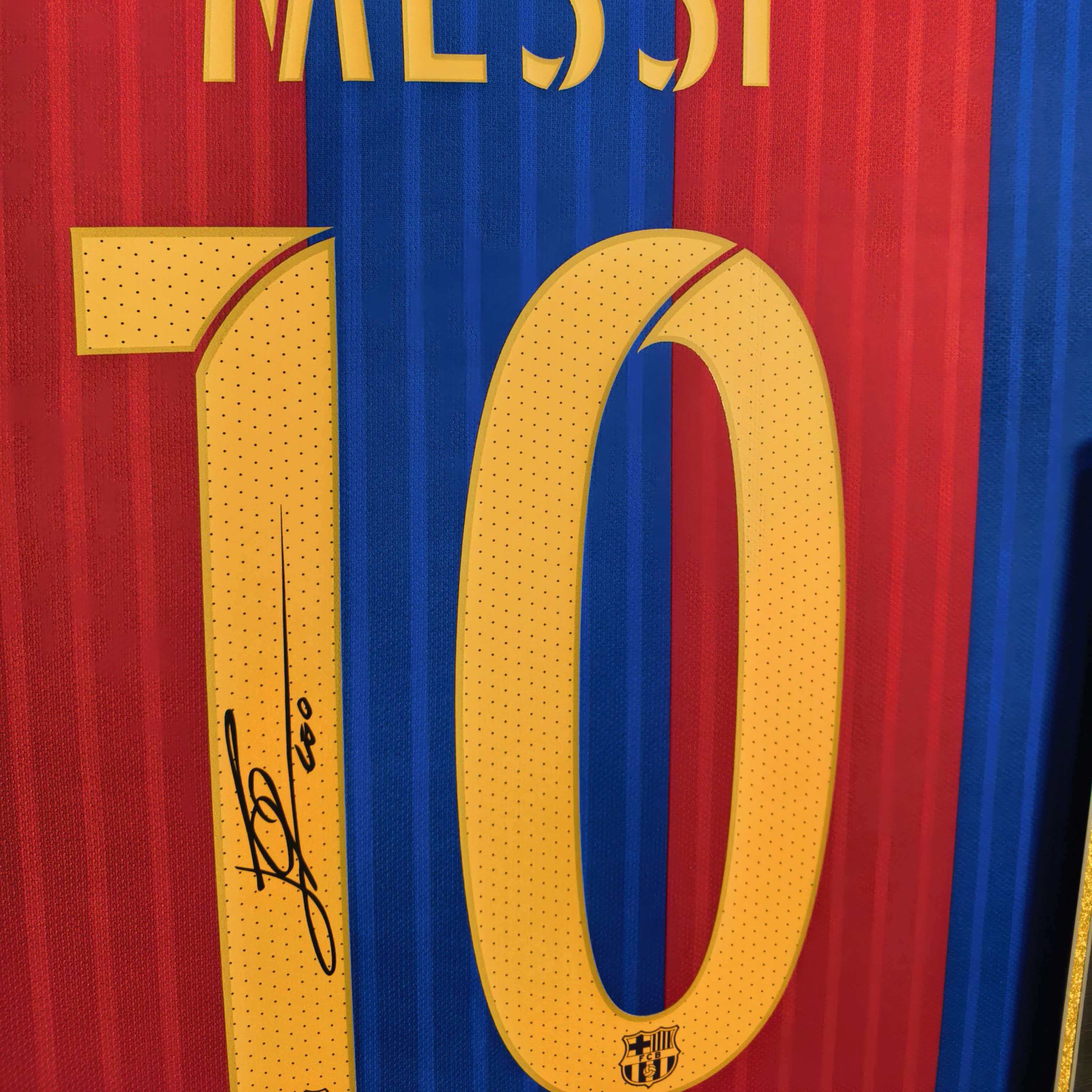 LM10 2016/17 Barcelona Home Signed Shirt