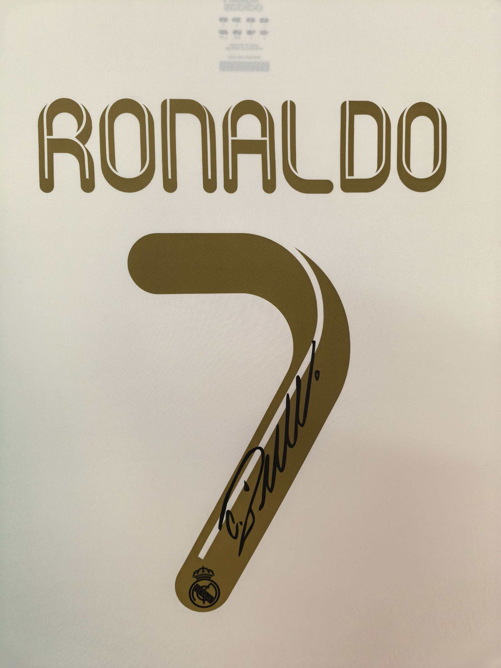 CR7 2011/12 Real Madrid Home Signed Shirt