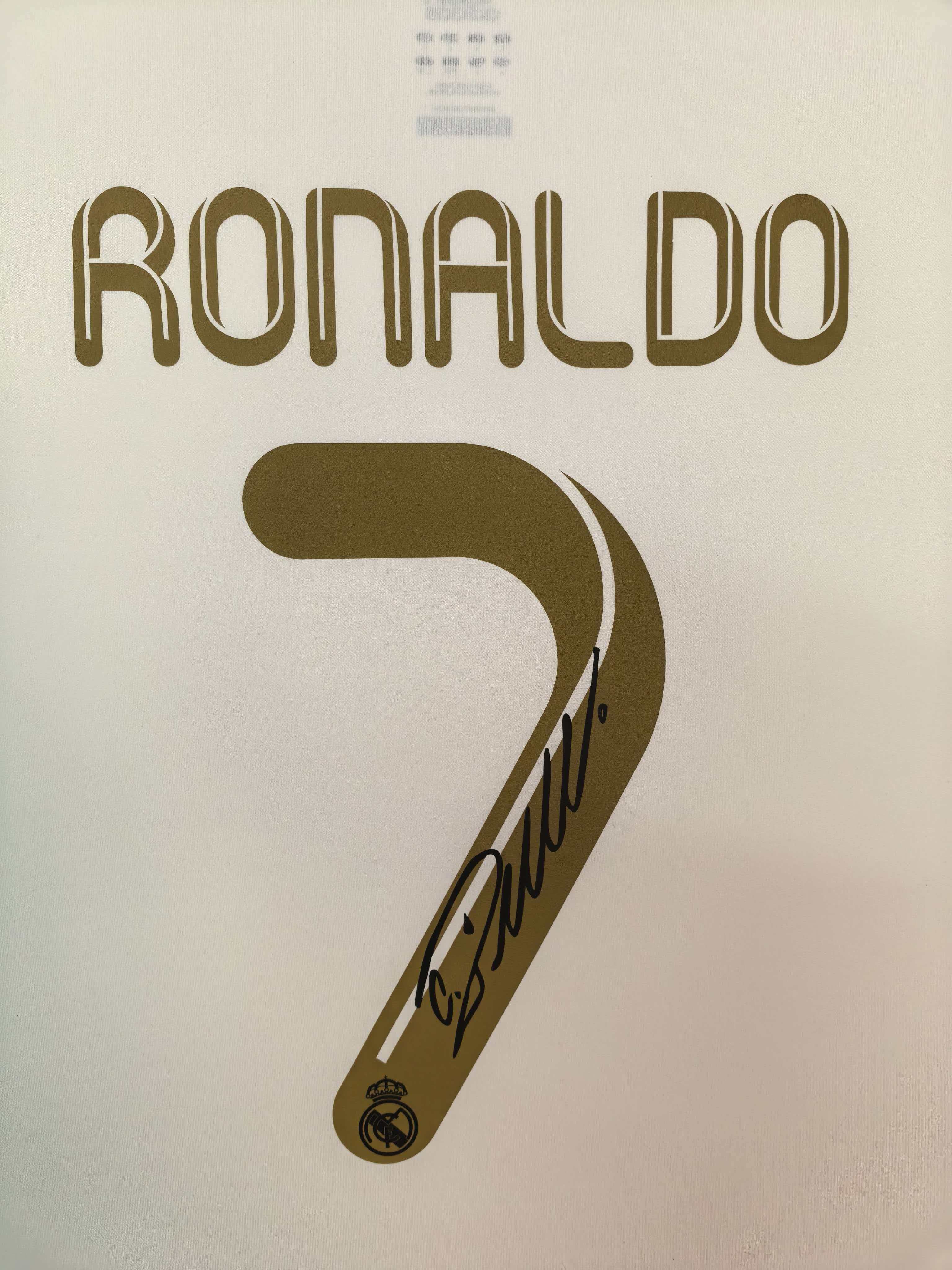 CR7 2011/12 Real Madrid Home Signed Shirt