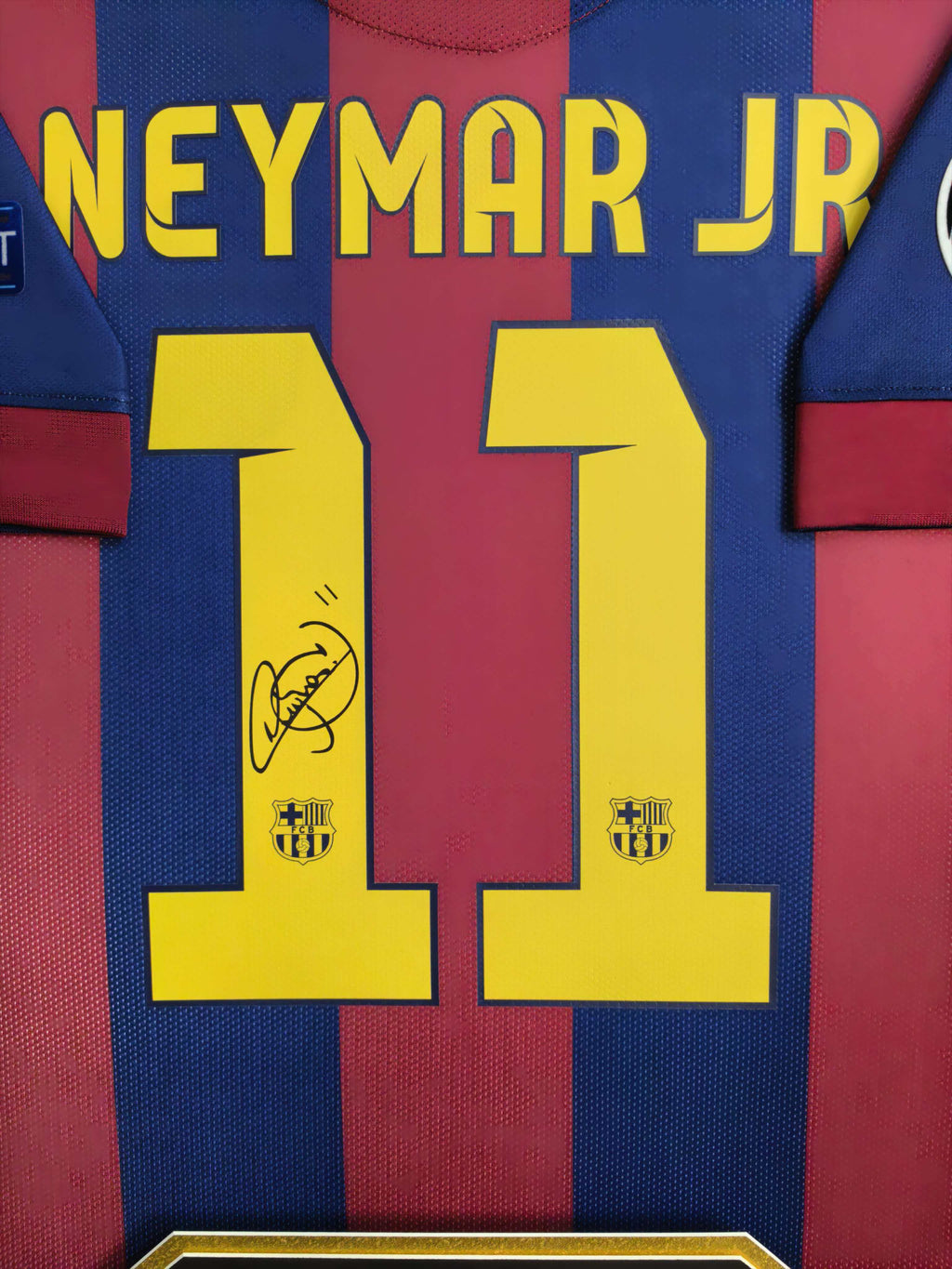 NJR 2014/15 Barcelona Home Signed Shirt