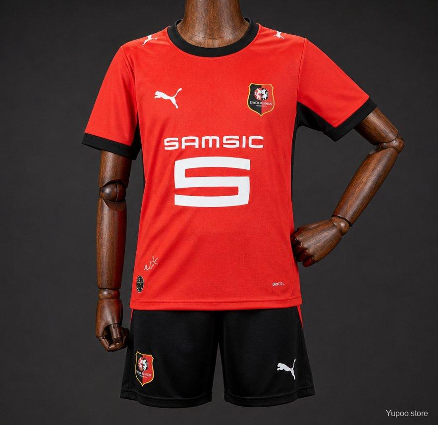 Stade Rennais FC 26/27 Home Kids Kit