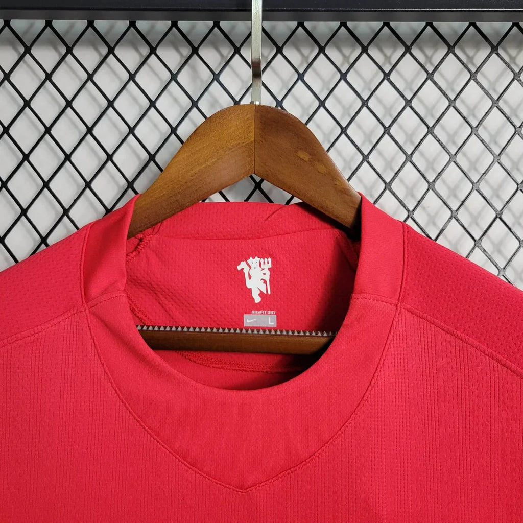 Man United 2007 L/S UCL Home Shirt